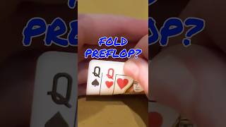 you’re losing money if you call 😳 poker pokerhand pokerhands [upl. by Calva]