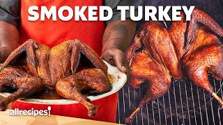 How To Smoke A Turkey For Thanksgiving  Allrecipes [upl. by Stanhope]