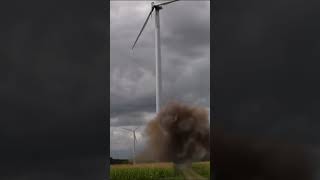 How to Demolish a Giant Wind Turbine💥⚠️ [upl. by Salazar]