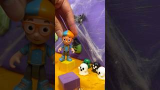 Blippis Halloween FLOOR IS LAVA CHALLENGE Candy Prize at the END blippi shorts [upl. by Eilyak]