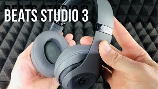 Beats Studio3 Wireless OverEar Headphones  Grey Unboxing [upl. by Karole]