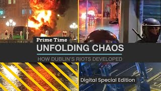 Special video analysis How riots developed on the streets of Dublin  Prime Time [upl. by Carolann746]