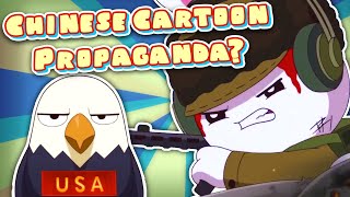 What the HELL is Year Hare Affair Chinas UNHINGED Propaganda Cartoon [upl. by Netsua]