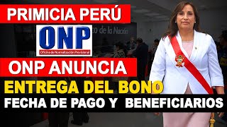 ONP anuncia entrega del bono 2024 conoce en qué fecha se paga y quiénes serán beneficiarios minero [upl. by Eidas]