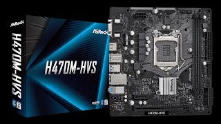 ASROCK H470MHVS Motherboard Unboxing and Overview [upl. by Dnaltiac161]