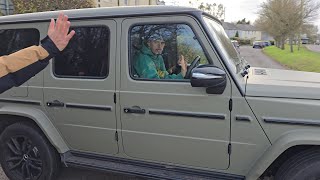 Arsenal Footballers Leave Training Grounds in Their Cars Zinchenko Havertz Saka [upl. by Hannala]