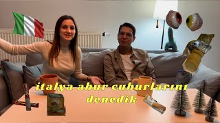 İtalya Abur Cuburlarını denedik 🥳 [upl. by Leksehc]