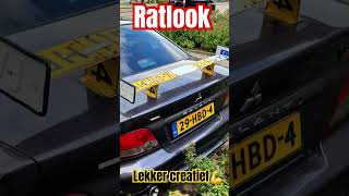 KENTEKEN SPOILER💪 automobile ratlook mitsubishi creative ratstyle jdmcars albertikupper nl [upl. by Emilee]