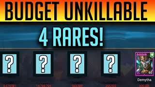 ULTIMATE BUDGET UNKILLABLE SLOWER TEAMS JUST NEED DEMYTHA  Raid Shadow Legends [upl. by Arv554]