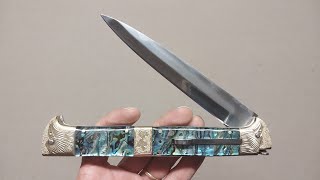 13quot Abalone Double Eagle Switchblade [upl. by Idnac]