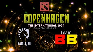 BB vs Liquid  The International 2024  Playoffs Best of 3 [upl. by Ettenahc]