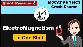 ELECTROMAGNETISM in One Shot All Concepts amp PYQs  MDCAT Physics Crash Course [upl. by Konstantin125]