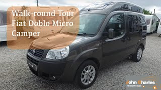 Fiat Doblo Micro Camper  Walk around Tour [upl. by Noremac]