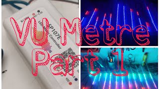 How to build VU metre using SP107E LED music controller and WS2811 LED strip DIY Part 1 [upl. by Sielen]