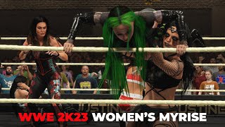 WWE 2K23 Womens MyRISE Ep 03  Justine Charity Battle Royale [upl. by Lashonde416]