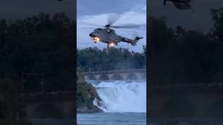 Super Puma Helikopter Display  Cougar am Rheinfall 2023 🇨🇭 [upl. by Ajim166]