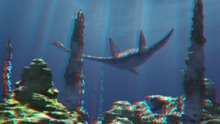 3D Anaglyph plesiosaurus test [upl. by Alohs112]