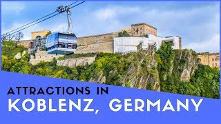 Koblenz Attractions and Ehrenbreitstein Fortress [upl. by Anirroc]