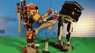 The LEGO Movie Metalbeard vs Micro Manager [upl. by Anaiv]