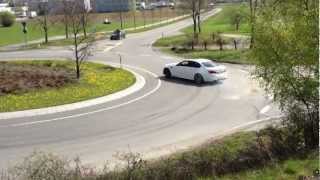 BMW M5 Drift in roundabout [upl. by Hoebart271]