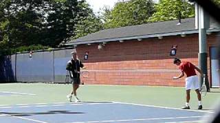 Novak Djokovic practice with Todd Martin [upl. by Nelrac453]