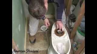 How to Install the Glenwall VorMax Toilet by American Standard [upl. by Eliot]