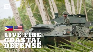 Philippines and US Marines TEAM UP for Coastal Defense in Palawan [upl. by Leamiba]