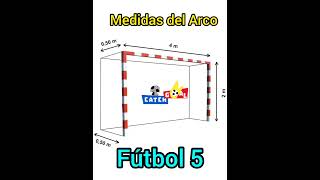 Medidas de la cancha de futbol sala [upl. by Henrique]