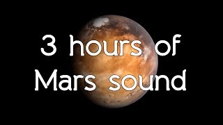 🎧 Mars sound in high quality white noise ASMR  Space sounds  Connect to the universe [upl. by Nesyt]