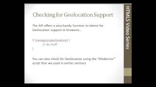 HTML5 Programming Course From Scratch  Chapter 22 – Geolocation part1 [upl. by Akimed]