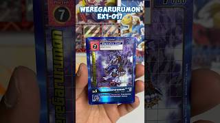 WereGarurumon EX1017 C ALT ART digimoncardgame [upl. by Zenas709]