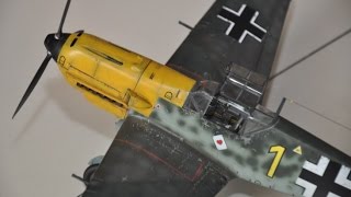 BF109E3 in 132 Trumpeter build w aftermarket [upl. by Ahsat]