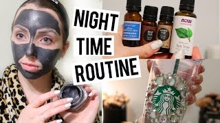 NIGHT TIME ROUTINE  Skincare Relaxation amp Bed Time Routine [upl. by Freyah715]