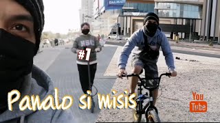 drag race bmx bike Vs e scooter bmx race scooters [upl. by Pussej54]