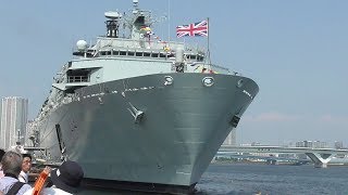 イギリス海軍 ドック型輸送揚陸艦 アルビオン 一般公開 艦内、ウェルドック編 晴海ふ頭 HMS Albion L14 Well dock Royal Navy JAPAN [upl. by Nahtanod]