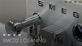 How to Clean and Maintain your Machine  Smeg EMC02 [upl. by Janice]