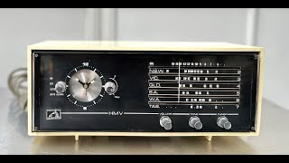 Vintage HMV 1970 Alarm Clock Radio  Item 2755  Adelaide Clocks [upl. by Abbi]