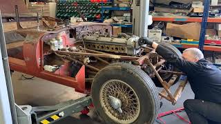 Jaguar Etype Restoration  Chassis Strip [upl. by Krystyna]