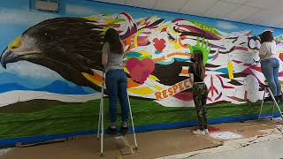 Haviland Middle School Mural 2022 [upl. by Allimrac]