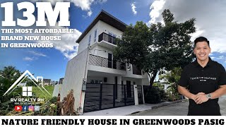 House Tour 20 The MOST AFFORDABLE Brand New House in Greenwoods Pasig [upl. by Merla]