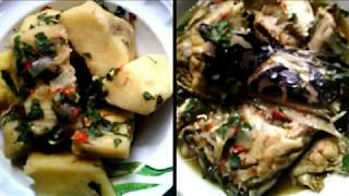 HOW TO PREPARE YAM PEPPER SOUP WITH CATFISH RECIPIES [upl. by Eerehc]