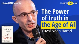 Yuval Noah Harari on The Power of Truth in the Age of AI [upl. by Eillod]