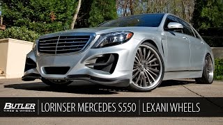 Lorinser Mercedes S550 W222  Lexani Wheels  Butler Tire [upl. by Zephaniah]