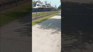 this is Queensland Rails NGR 772 on quotspecialquot here likely bound for the KippaRing stabling yard [upl. by Eulalia]