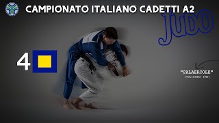 Judo  Campionato Italiano Cadetti A2 2024  Maschile  Tatami 4 [upl. by Aihseya]