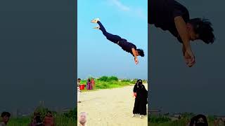 😲 ভাইরাল ডিগবাজি 😲 flip flipstunt stunt fliping backflip flipreaction funny flipper parkour [upl. by Luhem462]