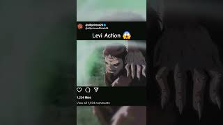 LEVI ACKERMANs 🔥Attack On Titan anime animeedit aot leviackerman edit erenyeager animation [upl. by Olsewski]