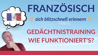 Französisch lernen Gedächtnistraining für Anfänger [upl. by Chavaree]