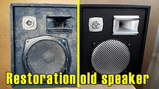 Restoration old speaker [upl. by Clower]