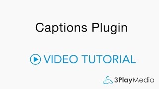 Captions Plugin [upl. by Airemat]